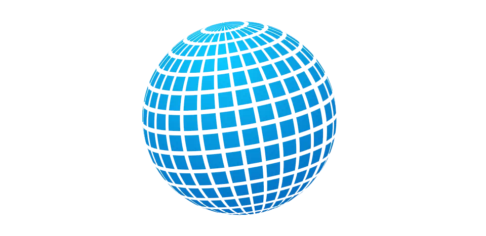 niebieski globus